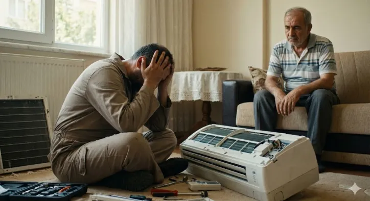 Klima Montajında Yetkisiz Servis Riskleri: Ucuza Mal Olan Büyük Felaketler